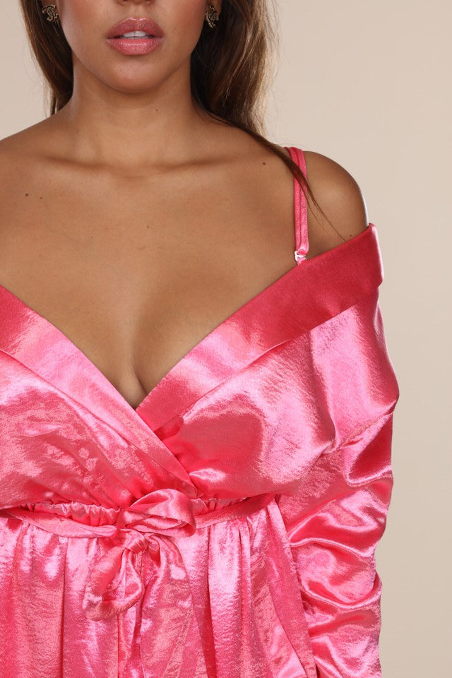 Silk Dress with Pockets