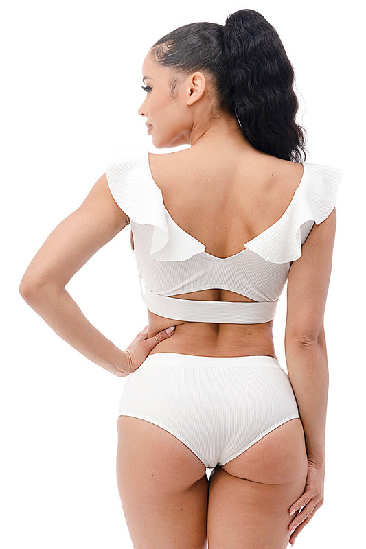 Ruffle Edge Bikini Sets