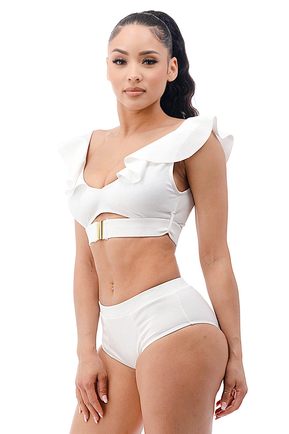 Ruffle Edge Bikini Sets