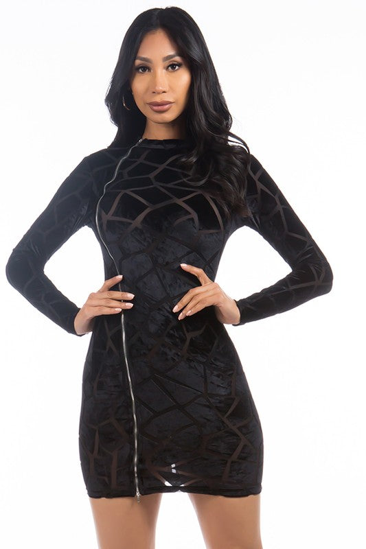 SEXY VELVET PARTY DRESS