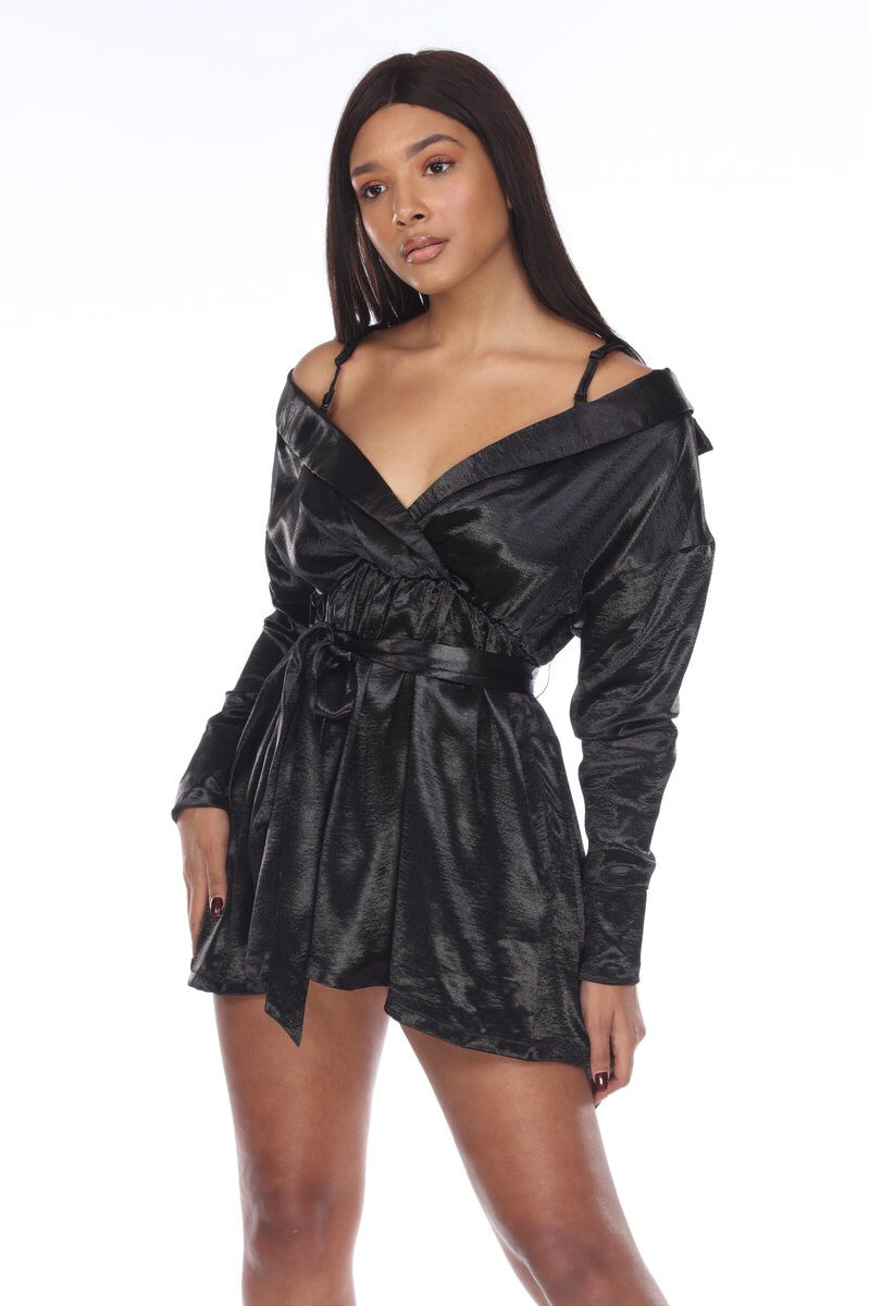 Silk Dress with Pockets