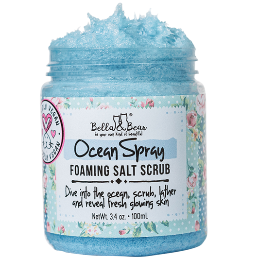 Ocean Spray Salt Body Scrub, Travel Size Mini 3.4oz