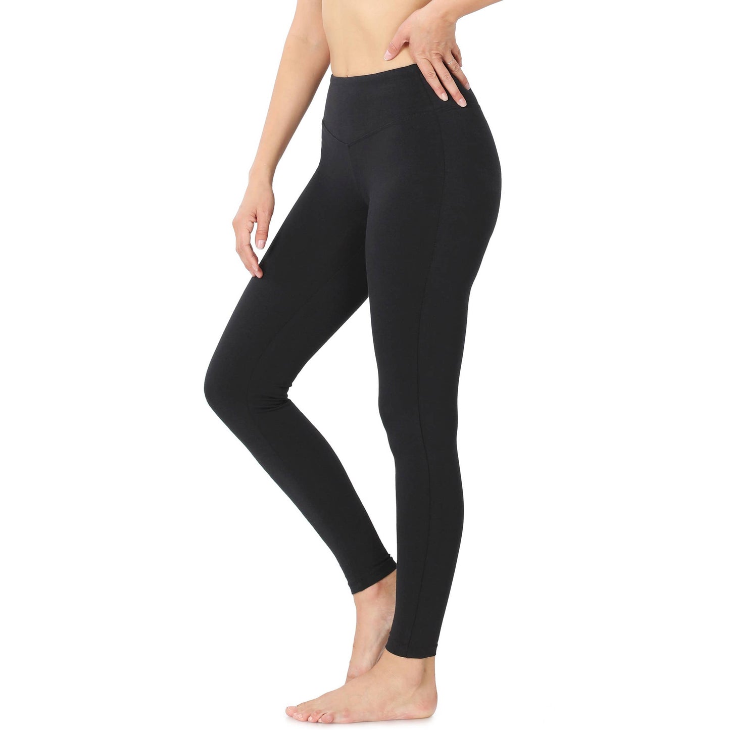 Tummy control shaping leggings (premium cotton)