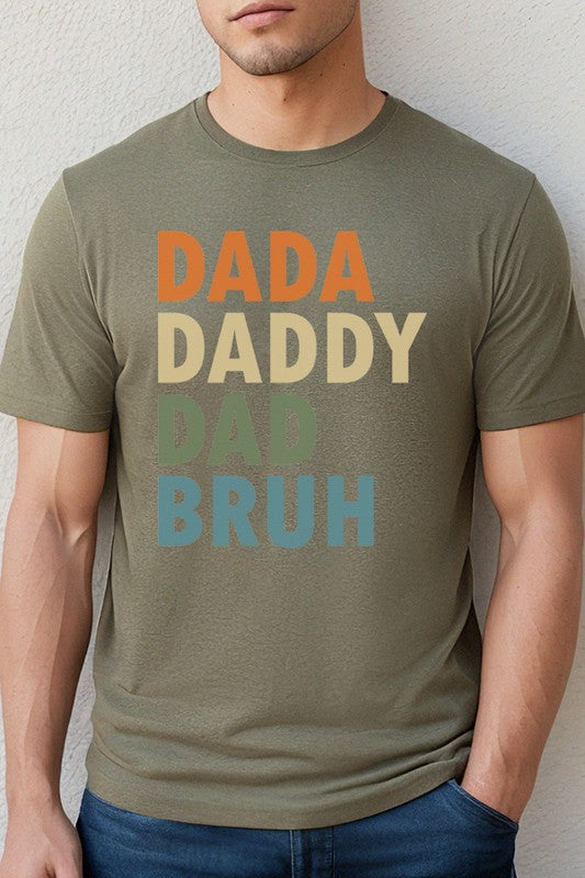 Father's Day Gifts Dada Daddy Dad Bruh Tee