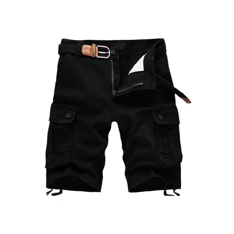 Cargo Shorts Men's Pants Pure Cotton Casual Pants