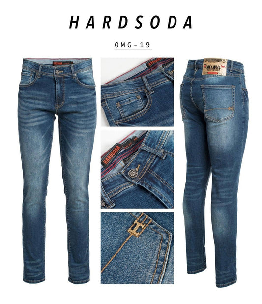 HARDSODA OMG-19 BLUE STRETCH JEANS